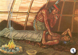 Ojibwa shaman 