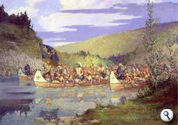La VÃ©rendrye, voyage vers l'Ouest canadien, 1732