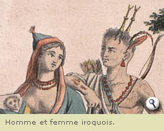 Homme et femme iroquois