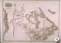 Carte de l'AmÃ©rique du Nord, 1814